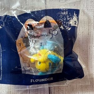 NWOT Disney Flounder McDonald’s 50th Anniversary Toy #2 – Sealed
